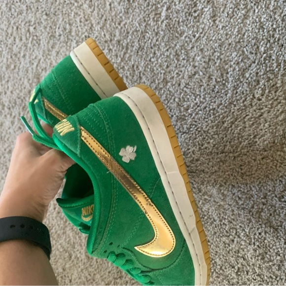 Nike SB Dunk Low Pro ST. Patricks Day 2022 Sneakers Men’s 6.5 - Picture 3 of 9